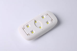 Mini UV LED Nail Lamp with USB charging for easy portability