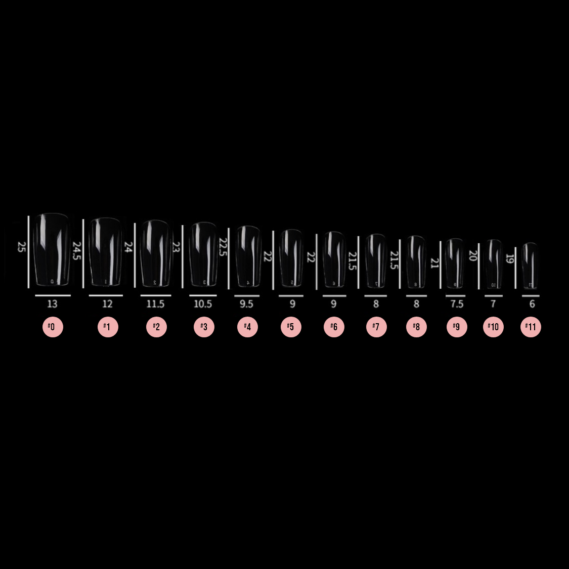 Square Go-Gel™ Press-On Nails | 360pcs to 600pcs