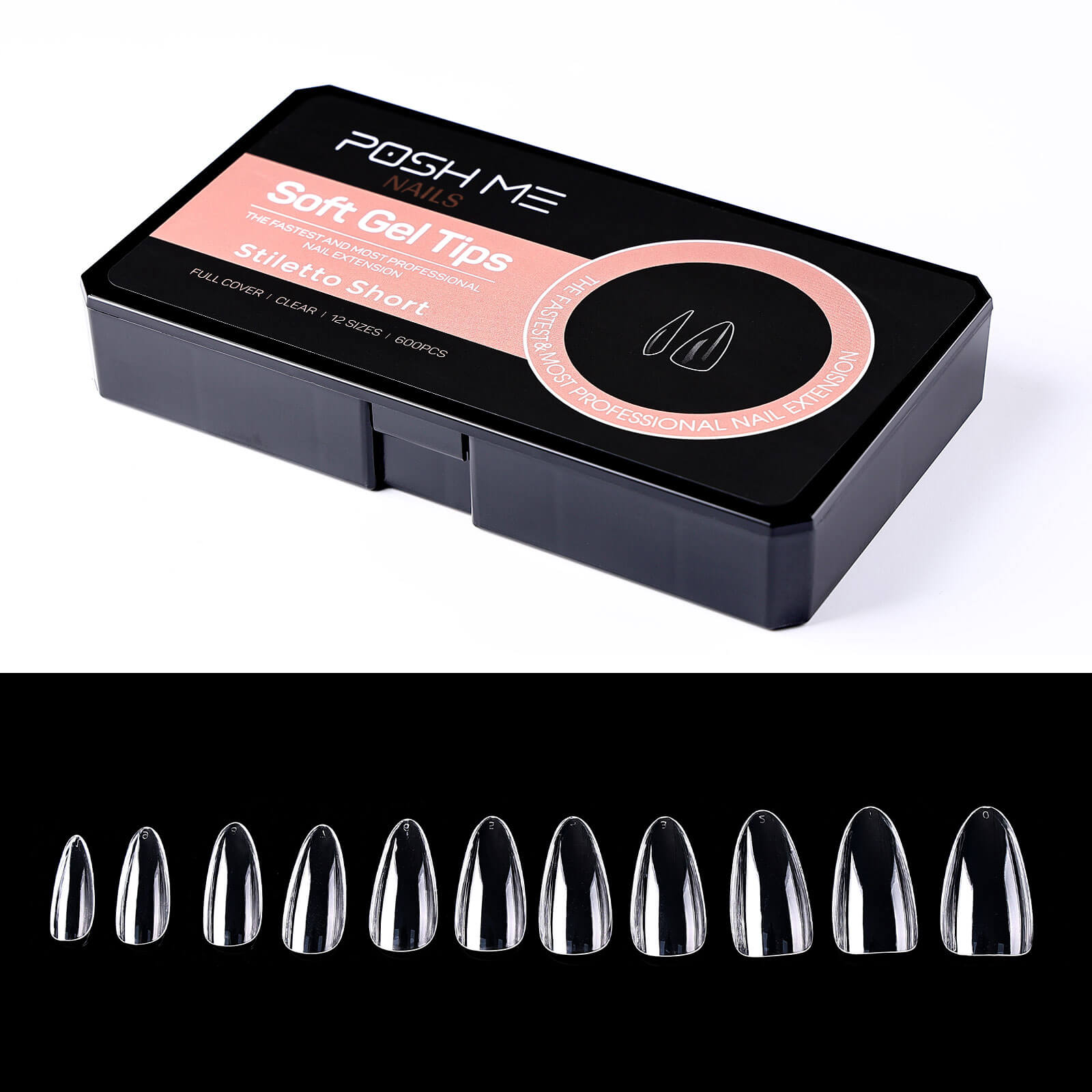 Stilleto Go-Gel™ Press-On Nails