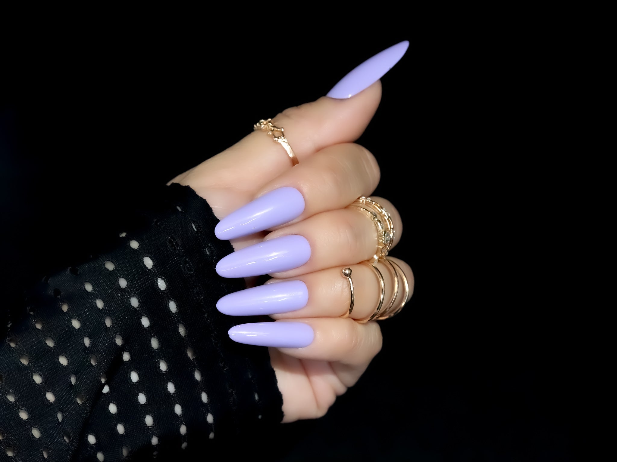Basic Gel Nail – Pastel Purple